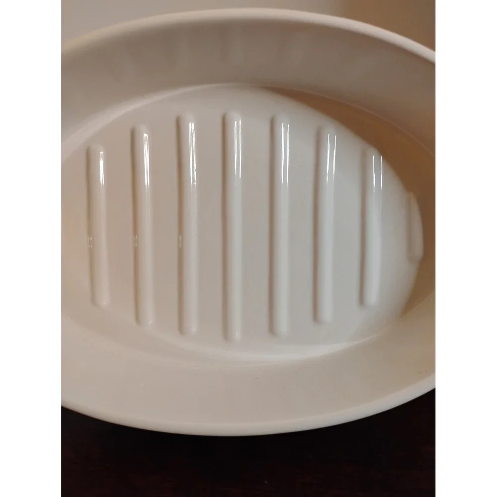 Vintage Pyrex Lime Green Oval Casserole Dish 043 1.5 Quart Chartreuse MCM
